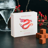 メゾンカカオ、MAISONCACAO、チョコレート、干支、辰、龍、竜、たつ、TATSU、黒龍、大吟醸、龍、生チョコレート