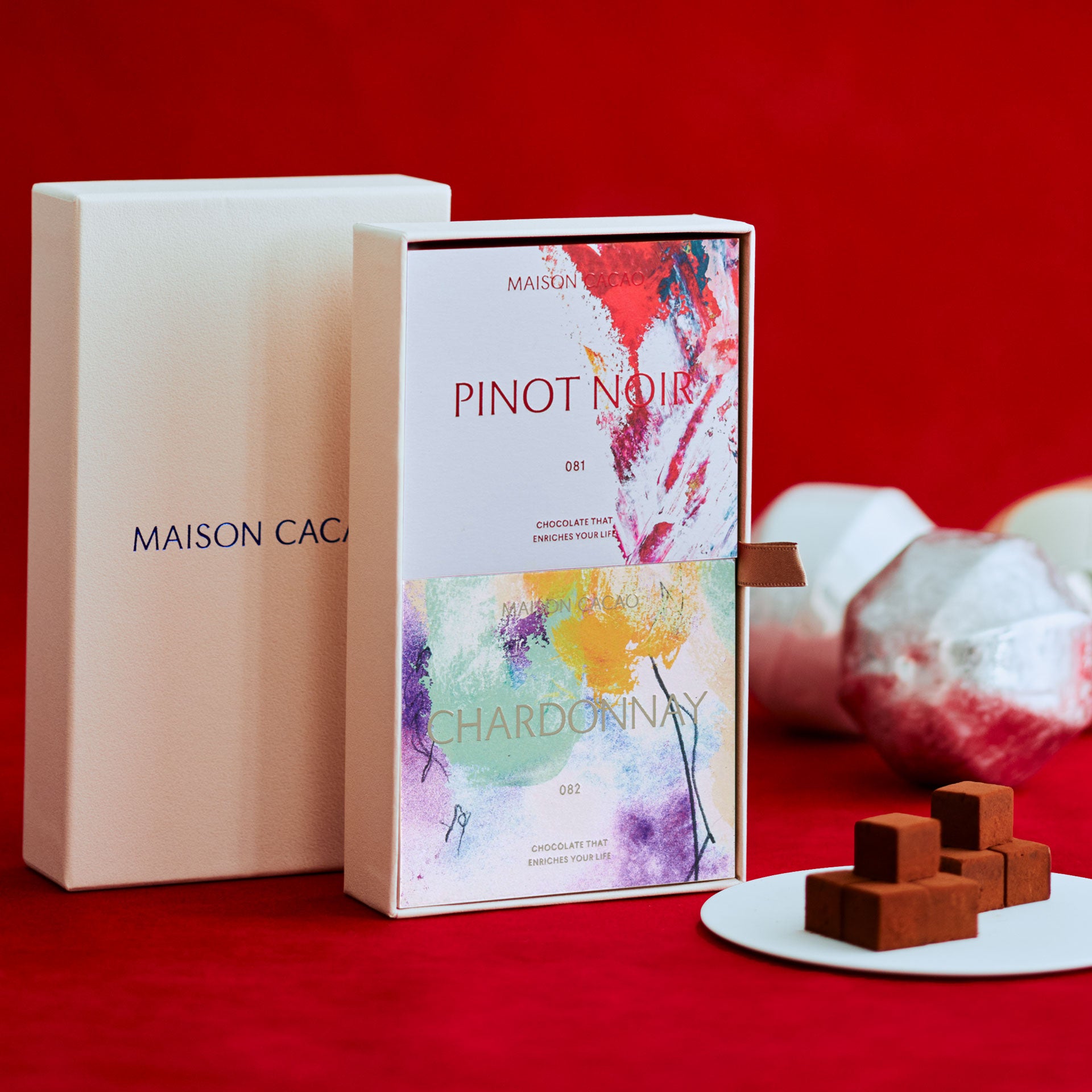期間限定】生チョコレート PINOT NOIR & CHARDONNAY｜メゾンカカオ