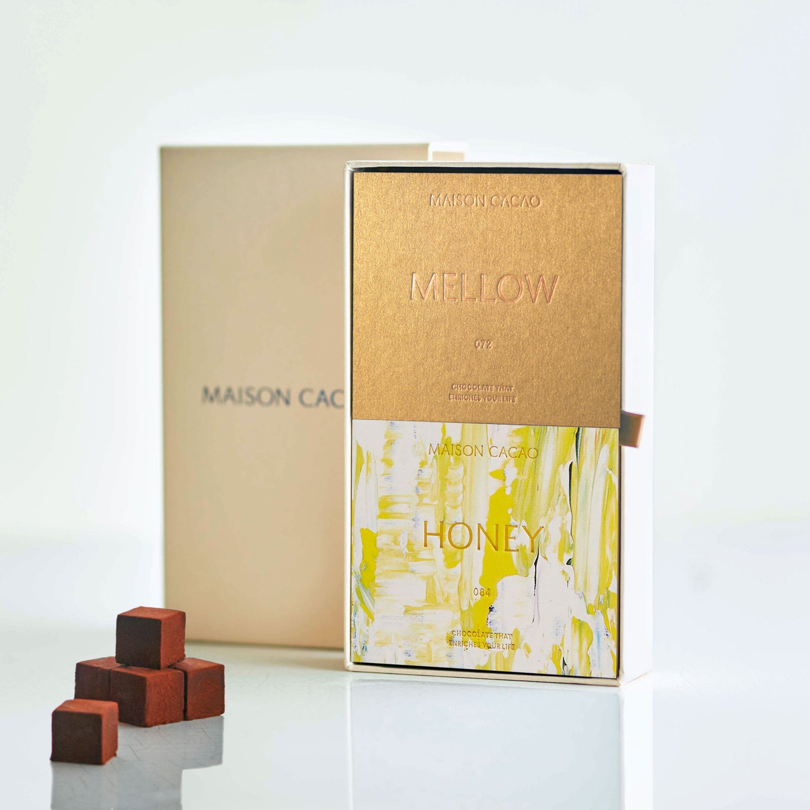 父の日限定】生チョコレート2個ボックス MELLOW & HONEY｜メゾンカカオ
