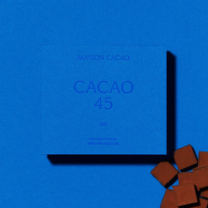 生チョコレート4個ボックス "MAISON Blue"