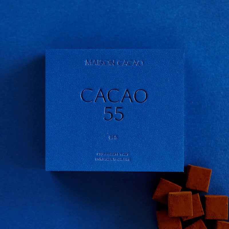 メゾンカカオ、MAISOMCACAO、チョコレート、生チョコレート、アロマ生チョコレート、CACAO55、鎌倉、通販