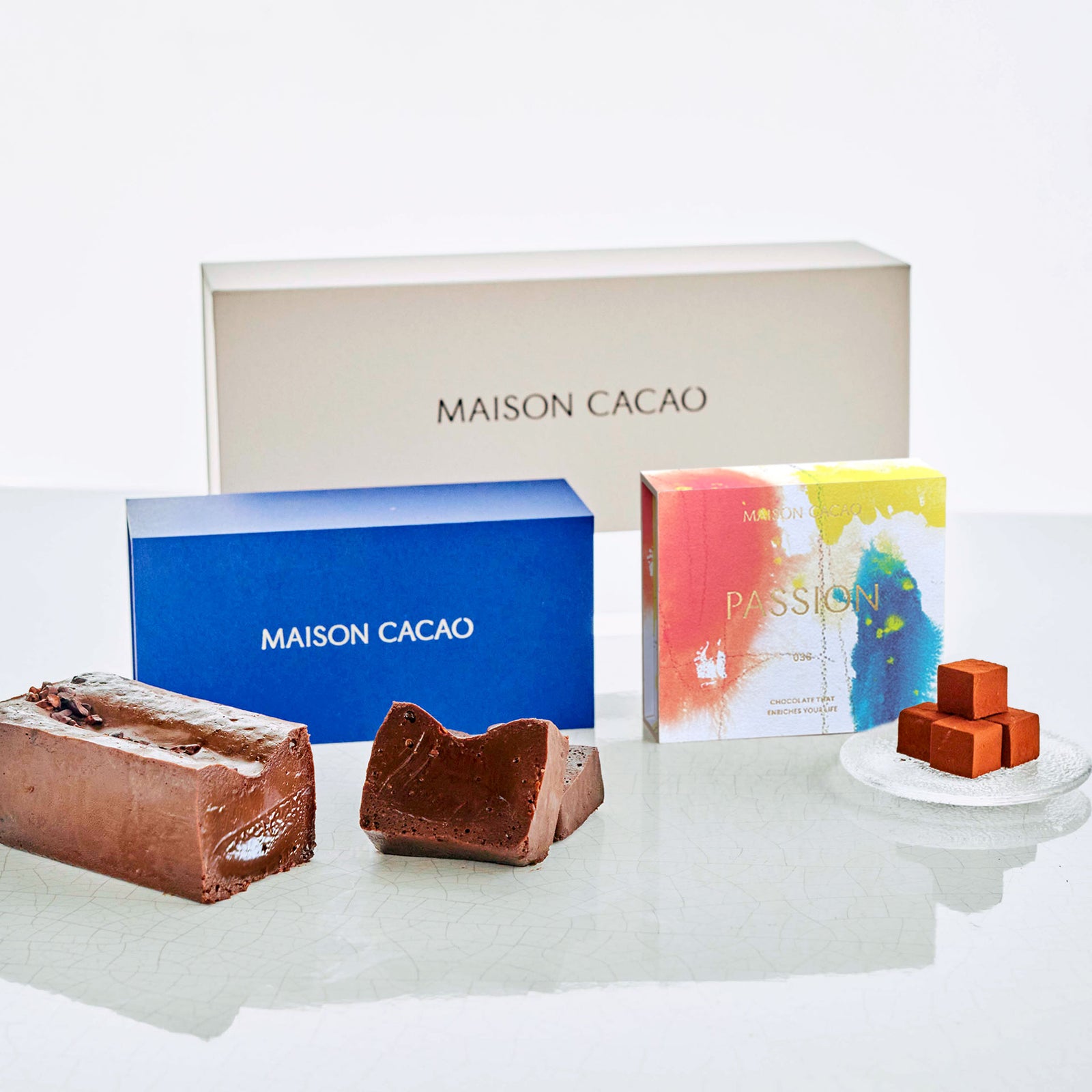 生ガトーショコラ & 生チョコレート パッションフルーツ BOX｜メゾン