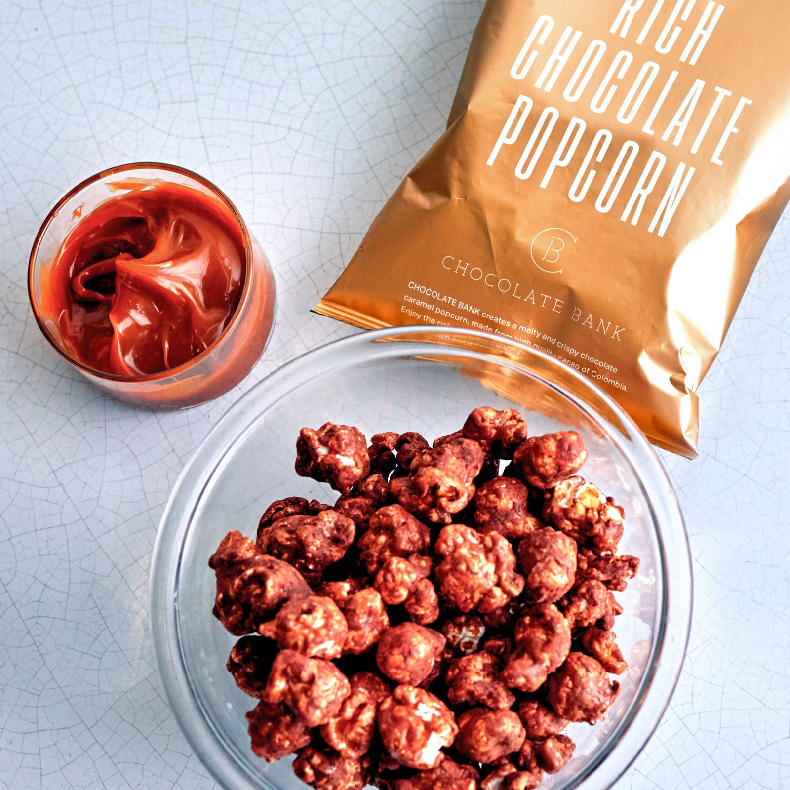 リッチチョコレート ポップコーン チョコレート＆キャラメル / 5袋セット