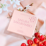 【期間限定】生チョコレート 2個ボックス "桜さくらんぼ & ほうじ茶"