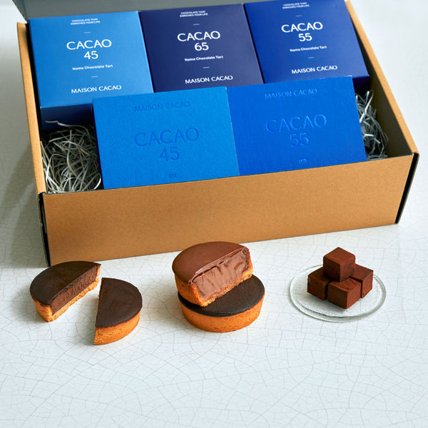 MAISON CACAO 定番ギフト生チョコとタルト3個